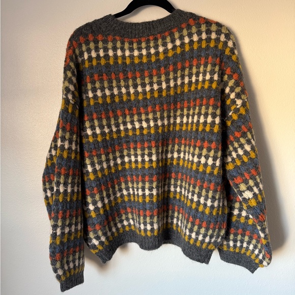 NWT Blu Pepper Multicolor Knit Sweater Size Large - Picture 2 of 3